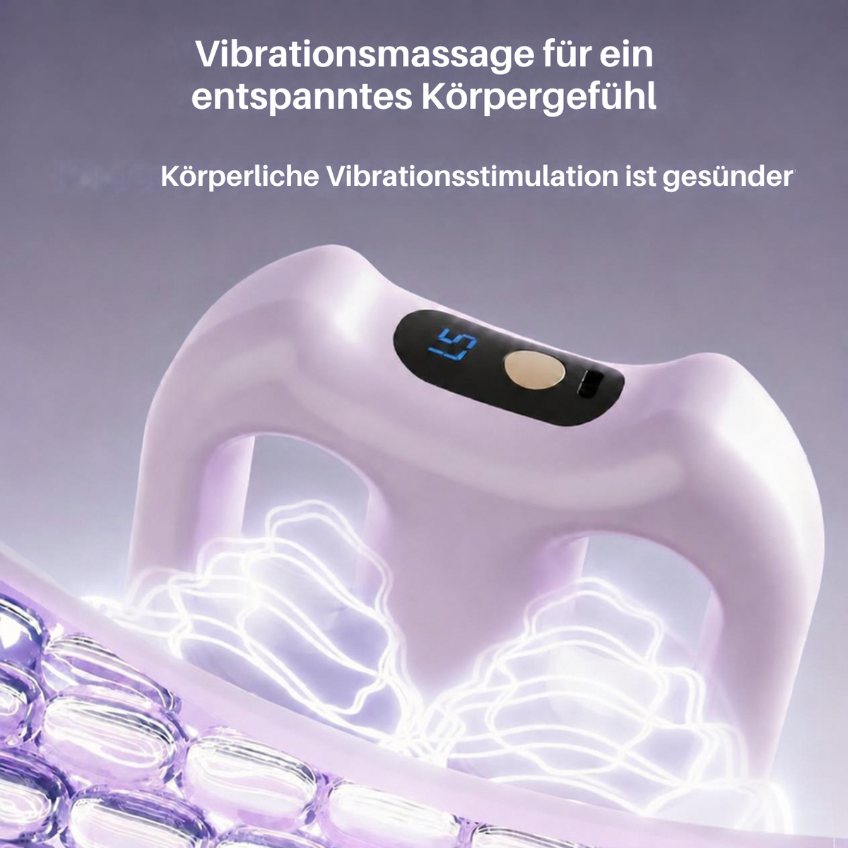 Massagegerät "Serenity" 6-in-1 Kabelloses mit Gurt für Nacken, Rücken & Beine