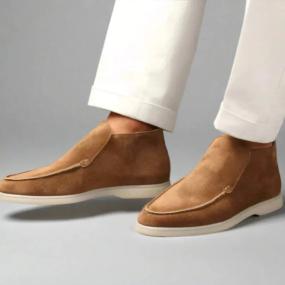 Matteo | Heren Old Money Suède Loafers