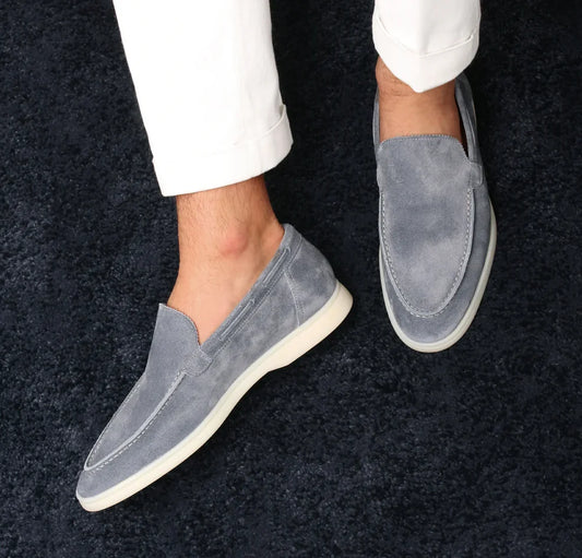Klassische Herren Loafers Aus Wildleder
