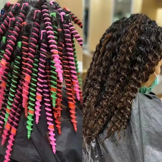 Spiral-Lockenwickler für kleine Locken, Kaltwelle, ohne Hitze
